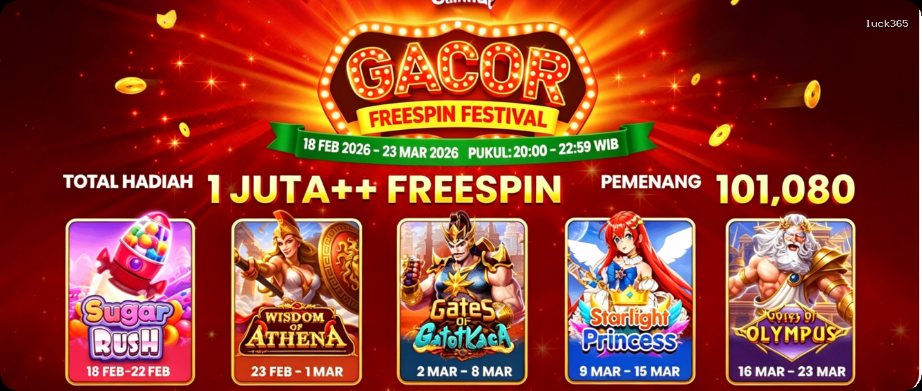 Login luck365 Sekarang Bonus Melimpah